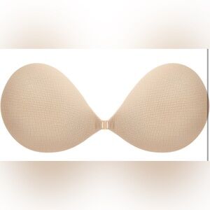 Adhesive Strapless Backless Silicone Bra - Nude
